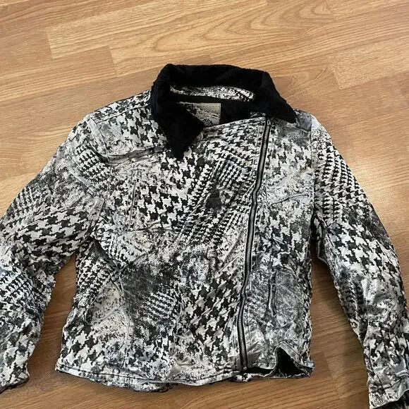 Silvana Cirri By Cisil Baby BLACK WHITE UNIQUE Jacket XS - Picture 2 of 8